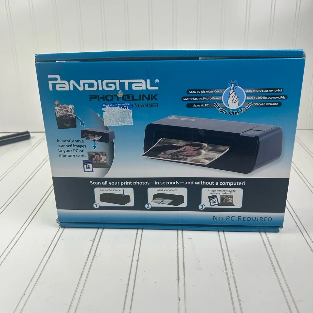 Pandigital PANSCN01 PhotoLink Mini Scanner -Black